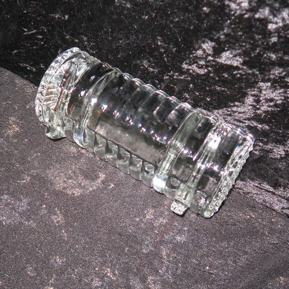 Footed Glass Trinket Tray Vanity Serving Decor Elegant Clear Divided - Picture 10 of 14